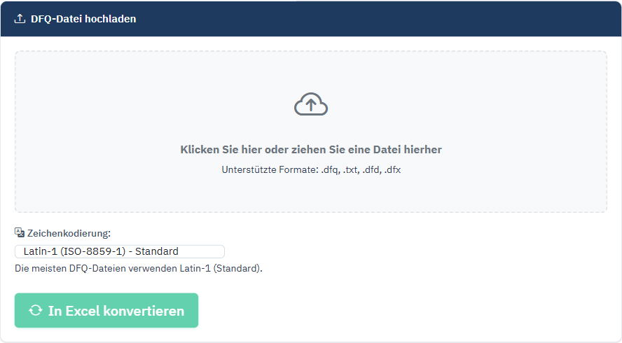 Formatkonvertierung